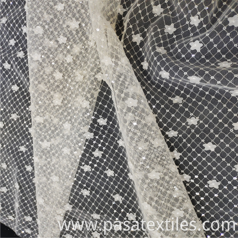 couture sequin embroidery fabric